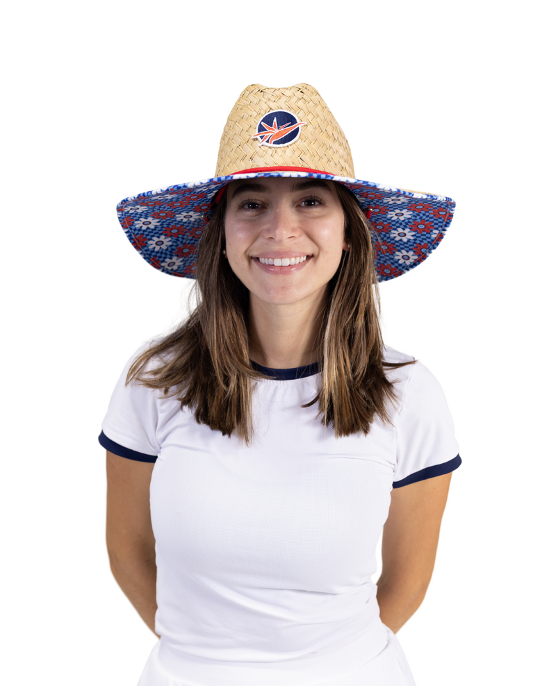 Sun Hat Red White and Blue