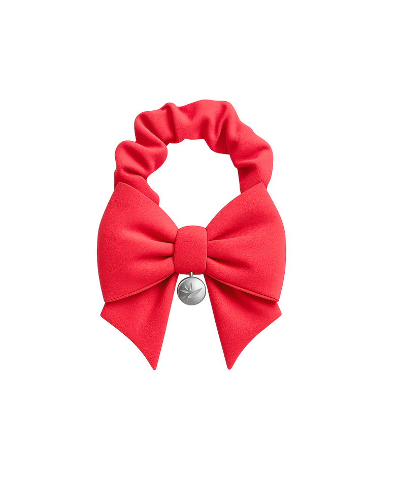 Bow Scrunchie - Red