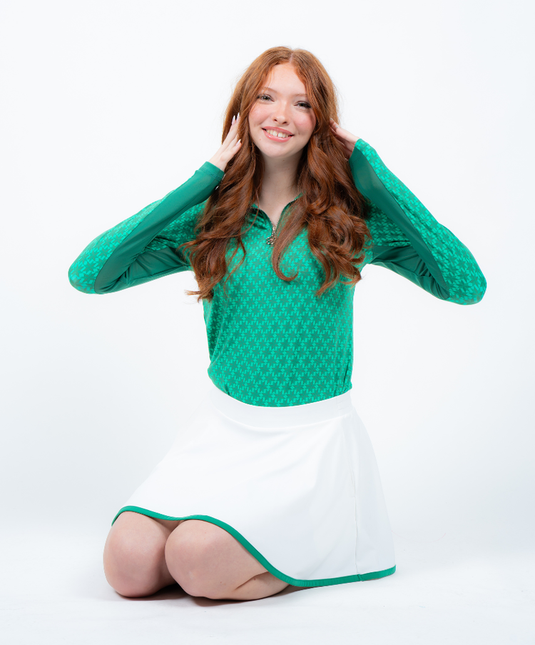 Golden Skort - White