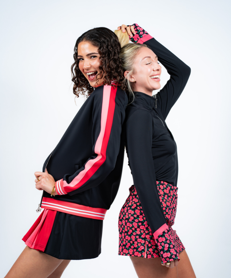 Birdie Vibes LS Shirt - Black / Camellia