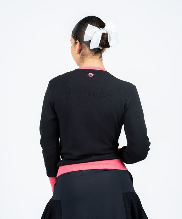 Hit Bombs Pullover - Black / Rose Pink