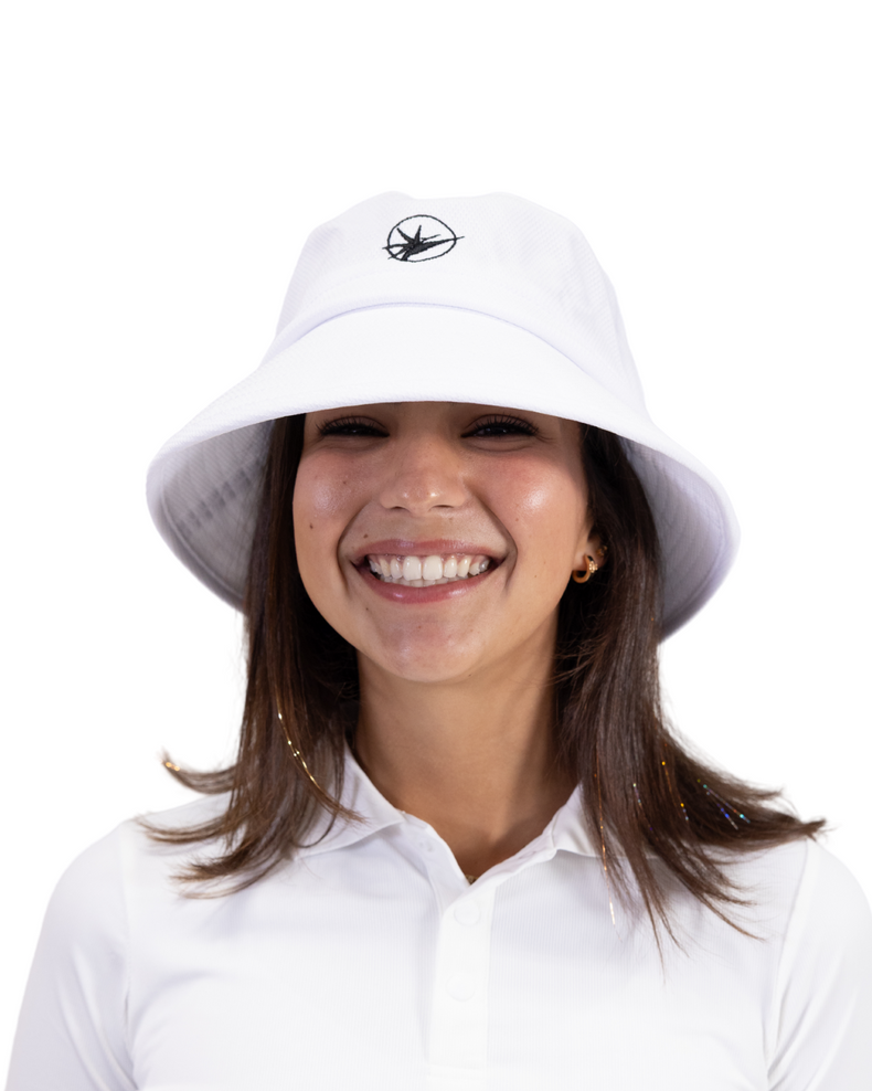 Grant Bucket Hat - White