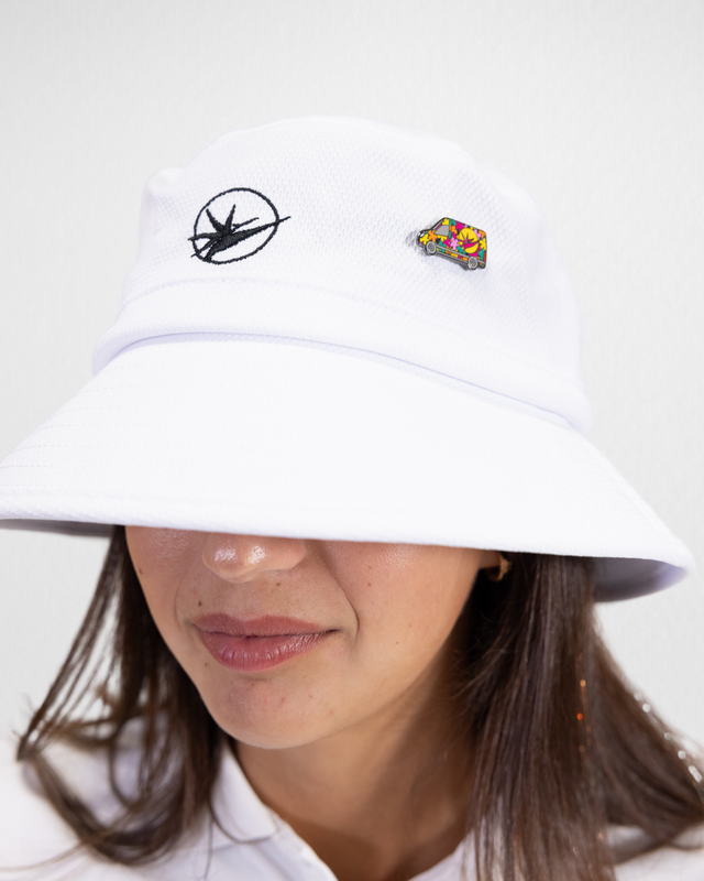 Grant Bucket Hat - White