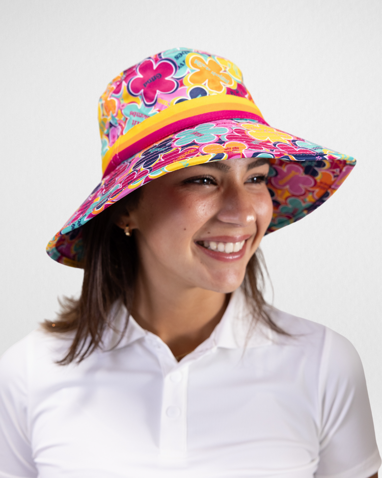 Bucket Hat - Marie Birdie Flowers