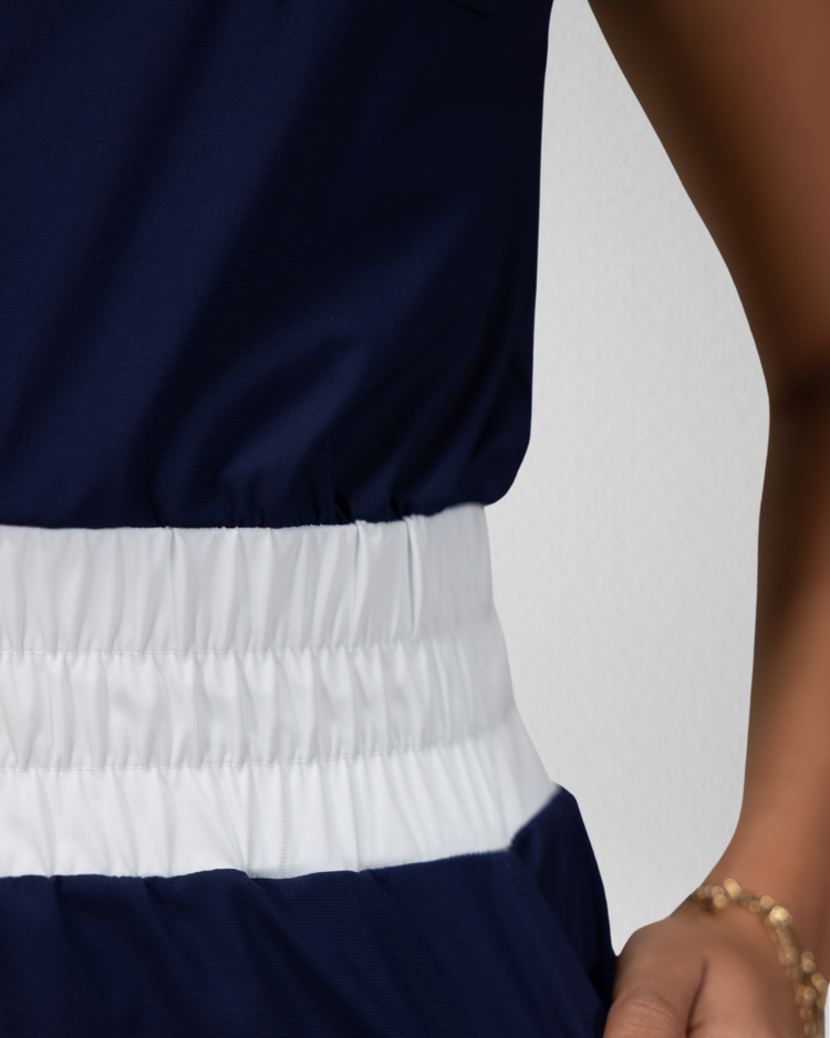 Patti Dress - Navy