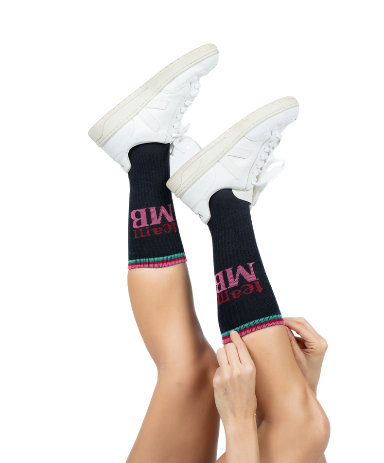 Team Knee High Socks - Black