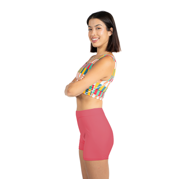 Biker Shorts Combo - Navy / Rose Pink