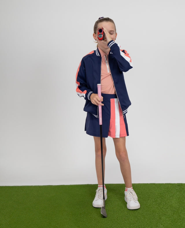 Cinnamon Girl Skort - Navy / Rose Pink