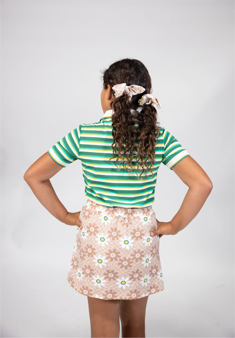 Lexi Polo - Golden Stripes