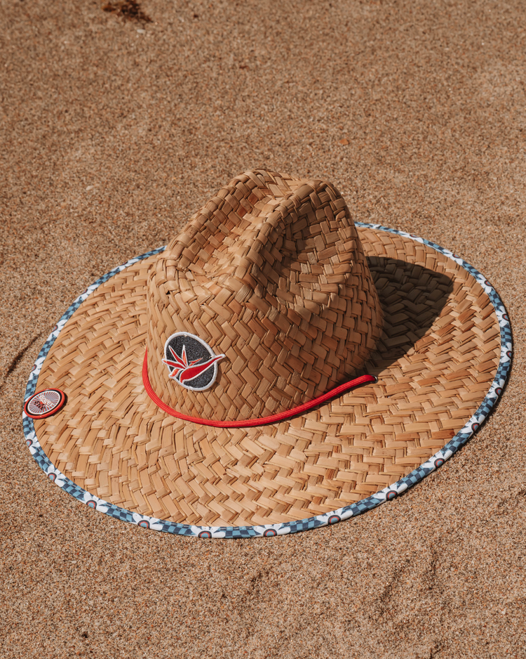 Sun Hat Red White and Blue