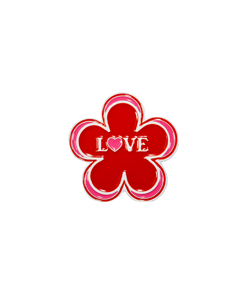 Girls Golf Ball Marker and Hat Clip Love