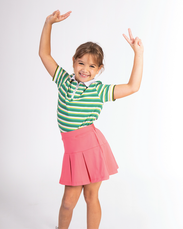 Lexi Polo - Golden Stripes