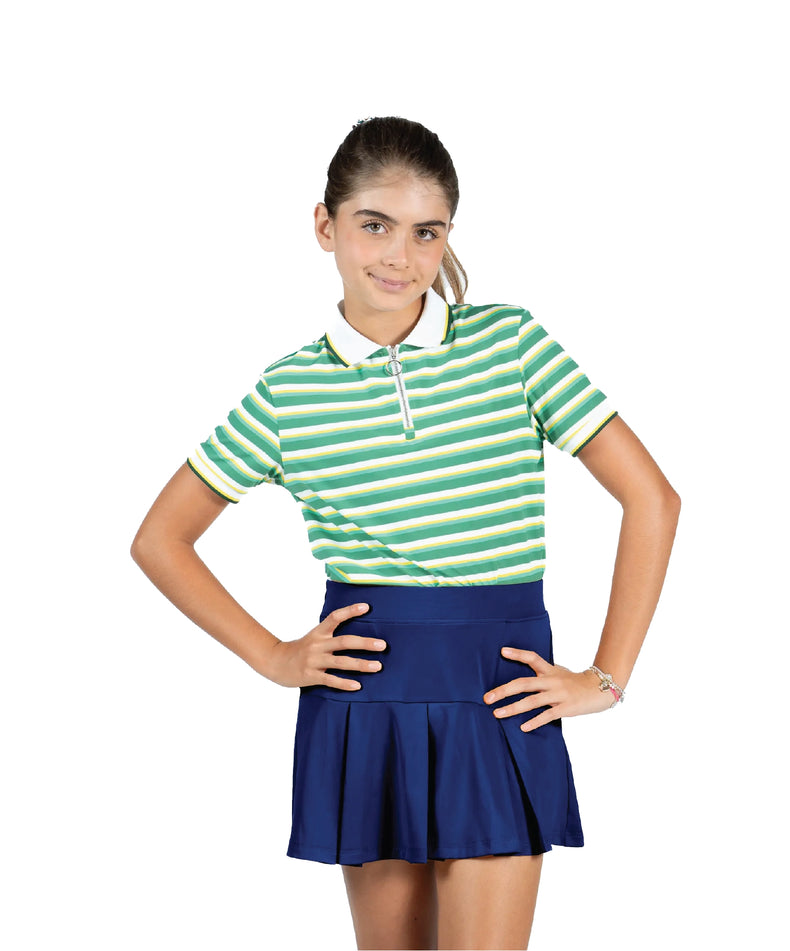 Lexi Polo - Golden Stripes
