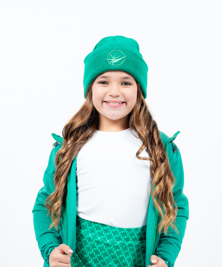 Double Beanie - Lucky Green