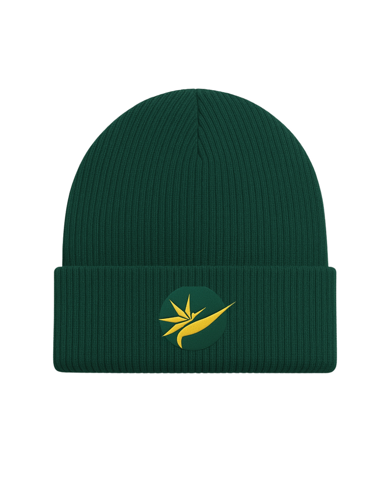 Double Beanie - Lucky Green / Yellow
