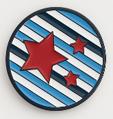RWB Stars Ball Marker + Hat Clip