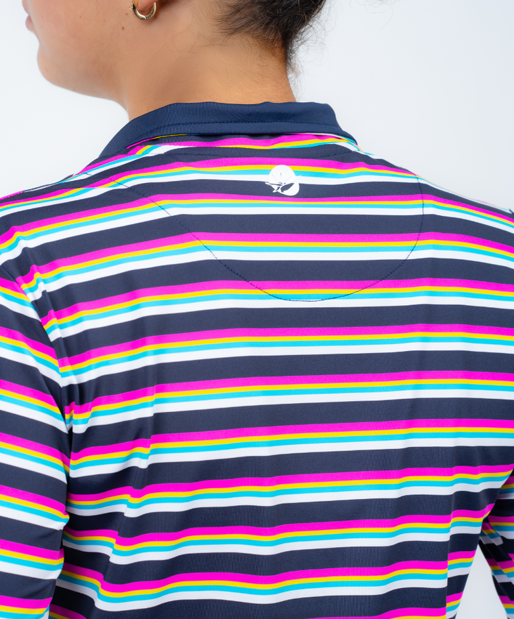 Slay It LS Shirt - Neon Stripes