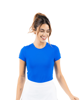 Basic Tee Royal Blue — Women's Golf Tee, front view