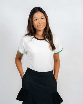 Bling Vibes Tee - White / GreenT-Shirt