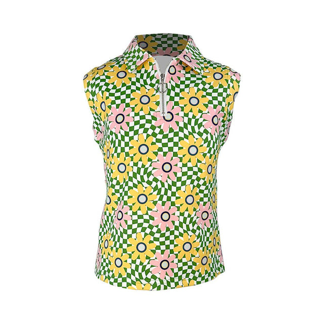 Hazy Sleeveless PoloPolo