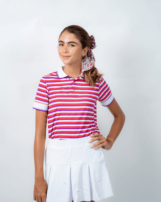 Lexi Polo - Red StripesPolo