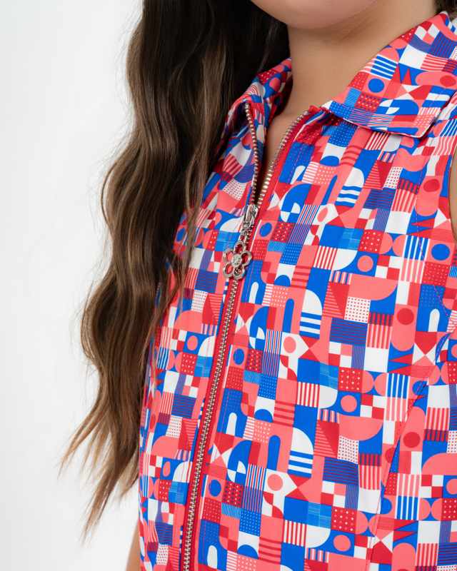 Liberty Dress Red Mosaic 2