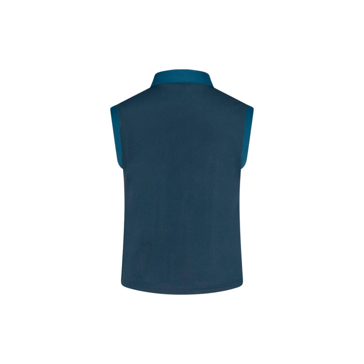 Hazy Sleeveless Polo - Navy