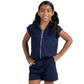 Girl Power Romper - Navy