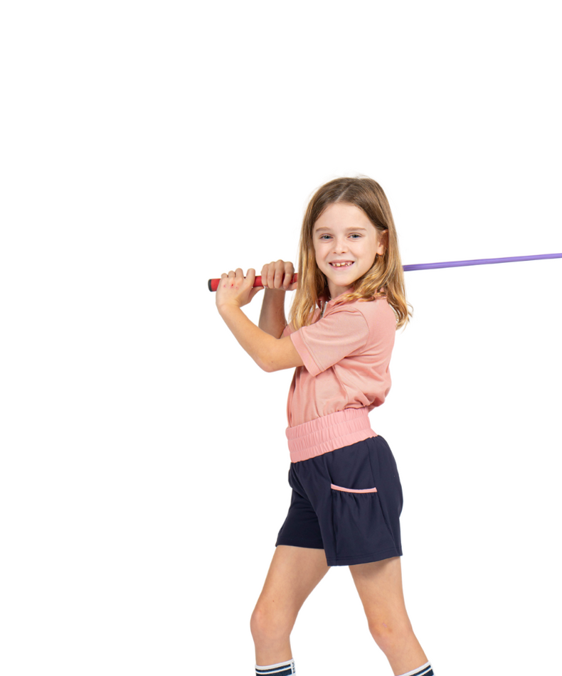 Cinnamon Girl Polo - Dusty Pink