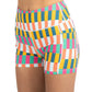 Biker Shorts Combo - Color Check / White