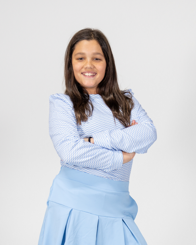 Amore Lightweight Top - Caro Blue