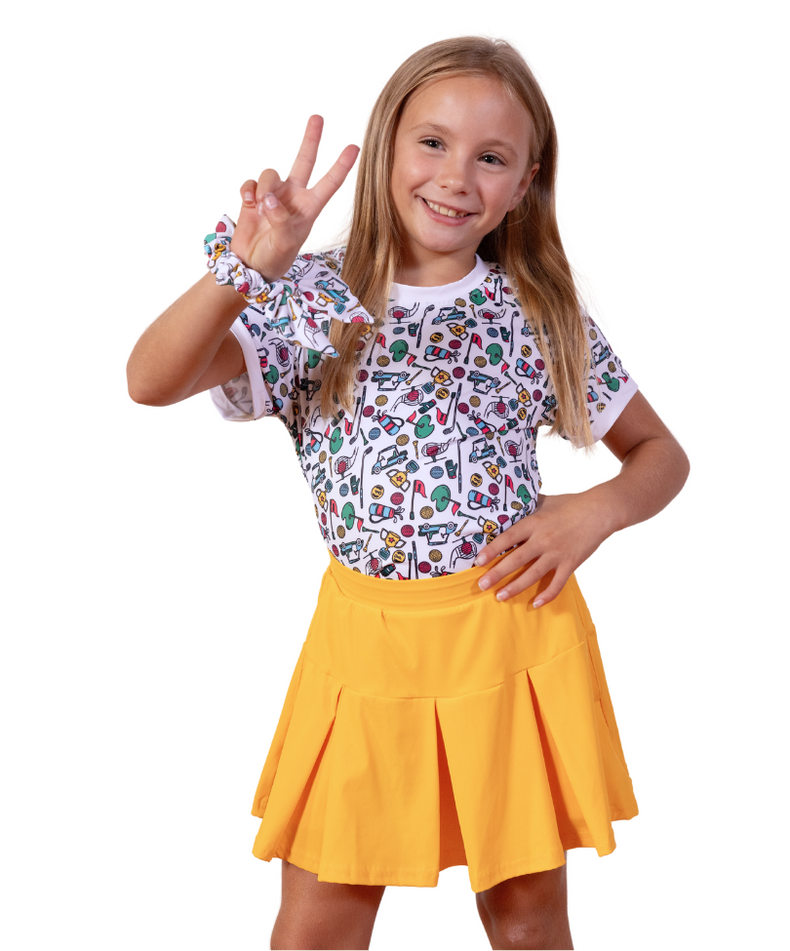 Love Street Skort - Yellow