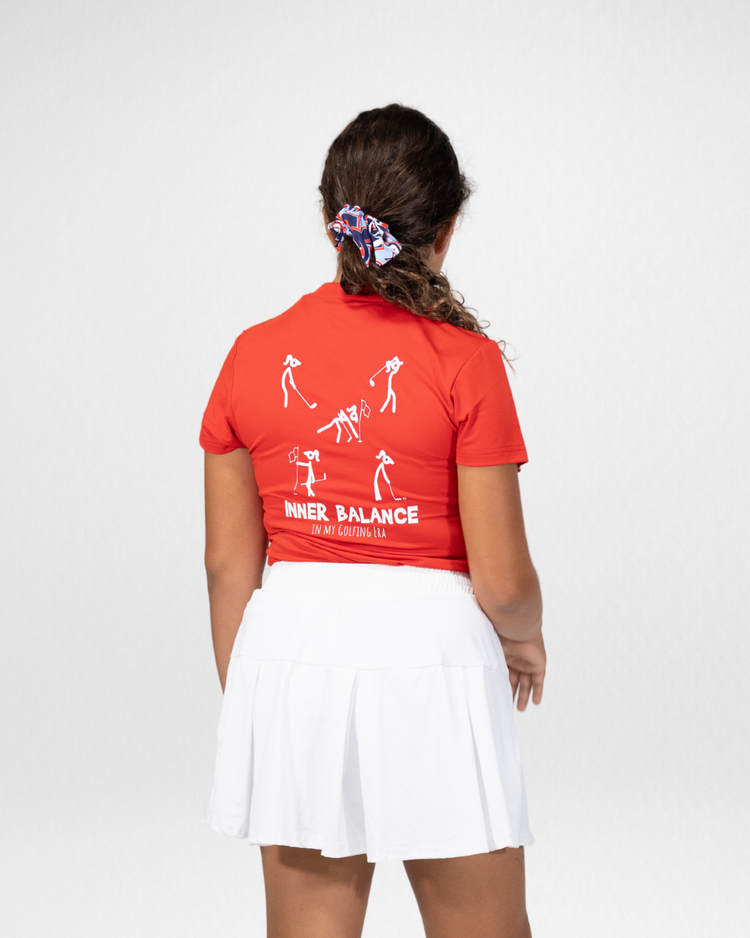 Golfing Era Tee - Red
