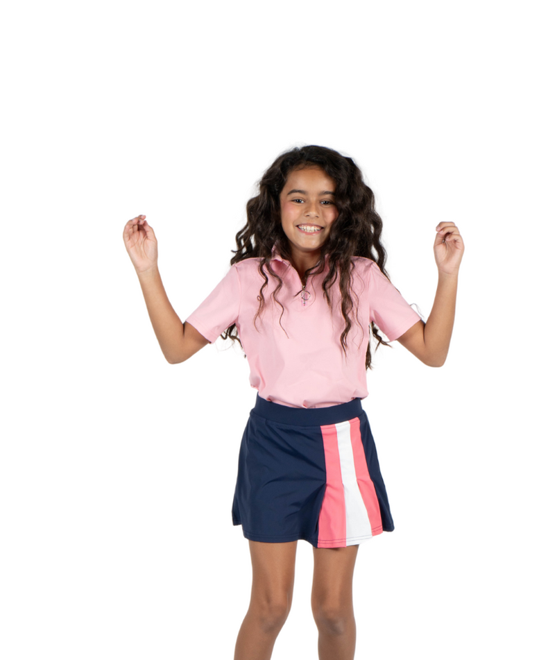 Girl Power Polo - Light Pink