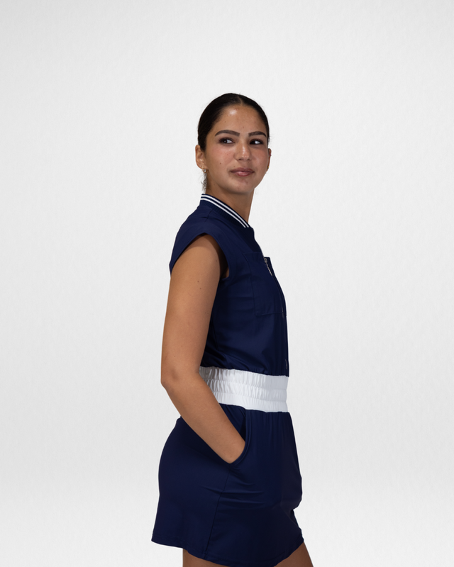 Patti Dress - Navy