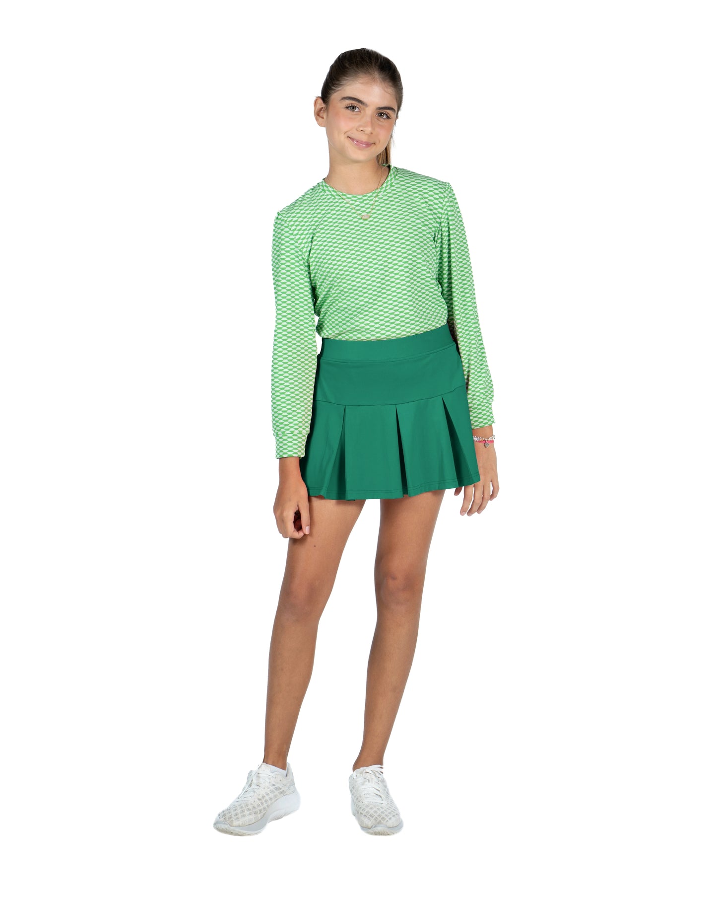 Love Street Skort - Lucky Green