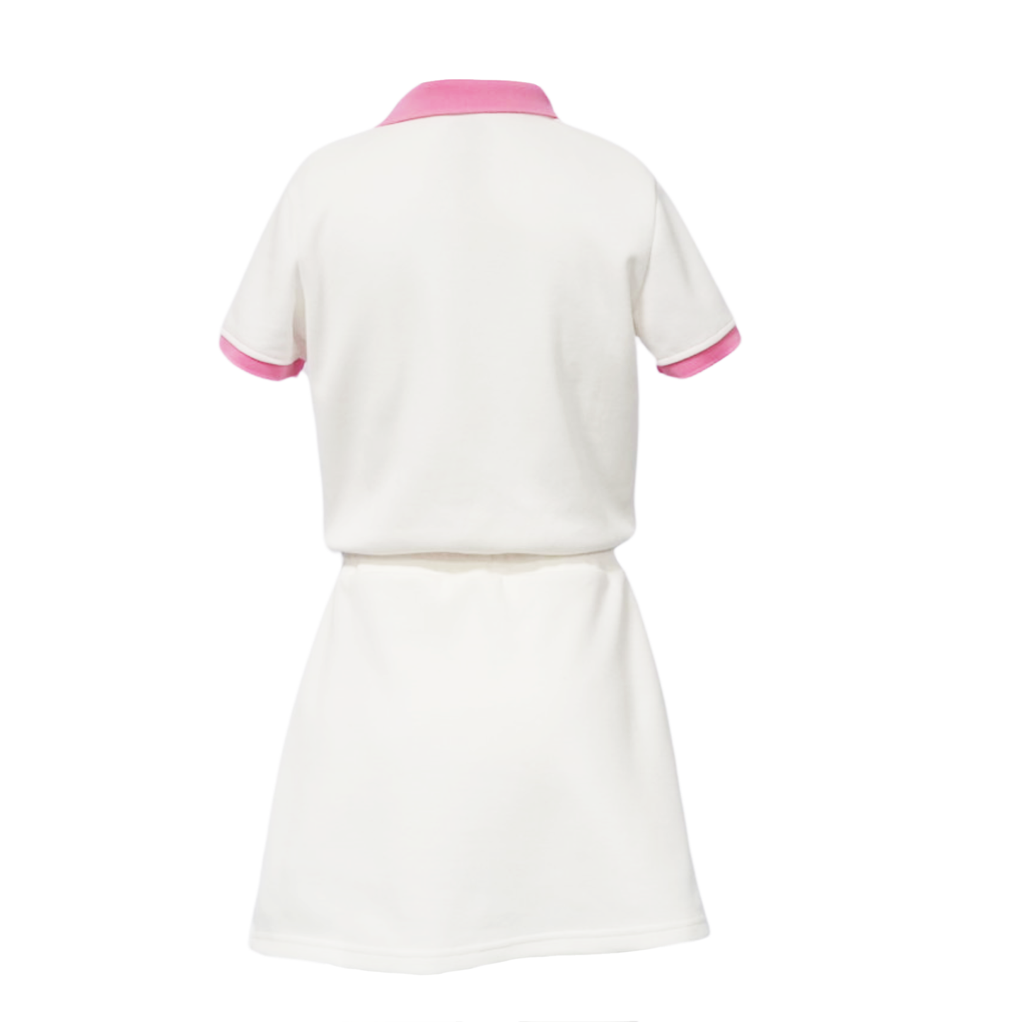 Magill Dress - White / Pink