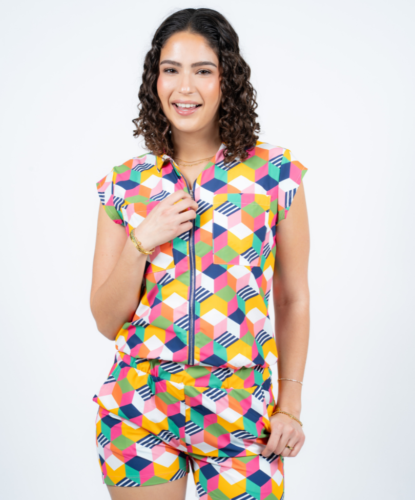 Girl Power Romper Women's - Color Hex