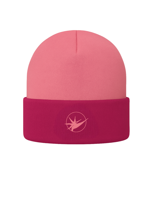 Double Beanie - Rose Pink / Magenta