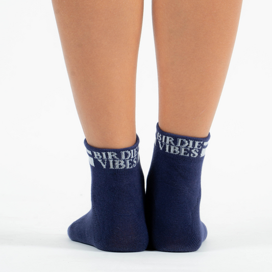 Birdie Vibes Ankle Socks - Navy