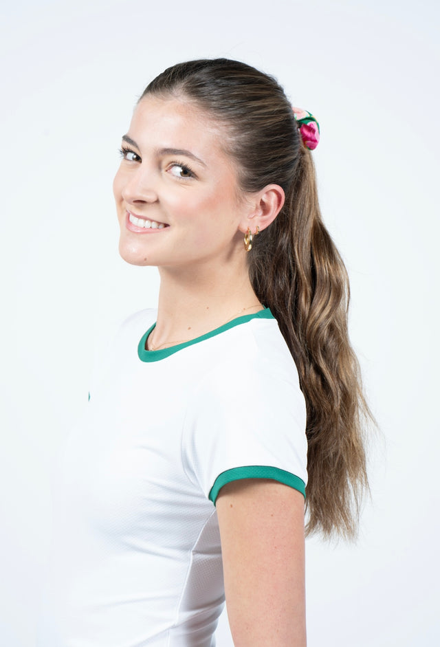 Every Day Tee - White / Lucky Green
