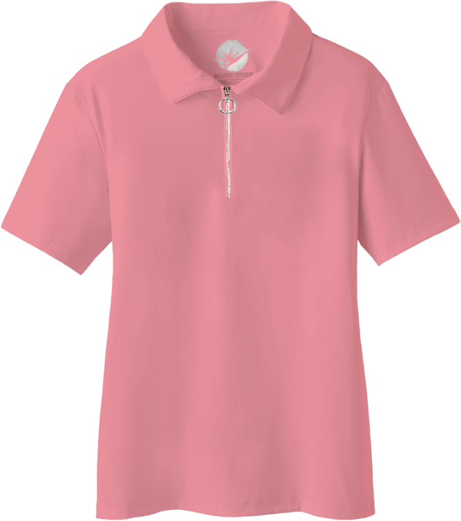 Girl Power Polo - Light Pink