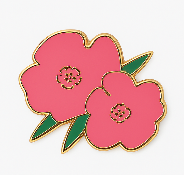 Camellia Pin