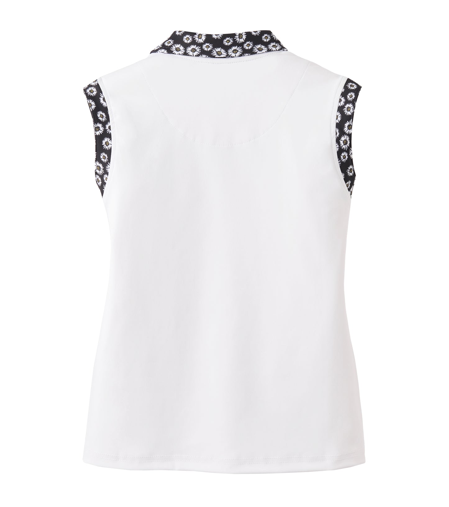 Hazy Sleeveless Polo - Daisy