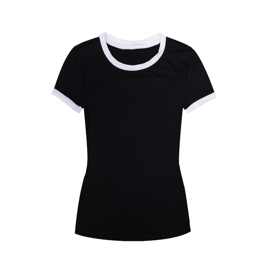 The Basic Tee - Black / White