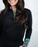 Birdie Vibes LS Shirt Women's - Black / DaisyLong Sleeve Top