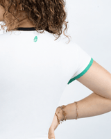 Bling Vibes Tee Women's - White / GreenT-Shirt