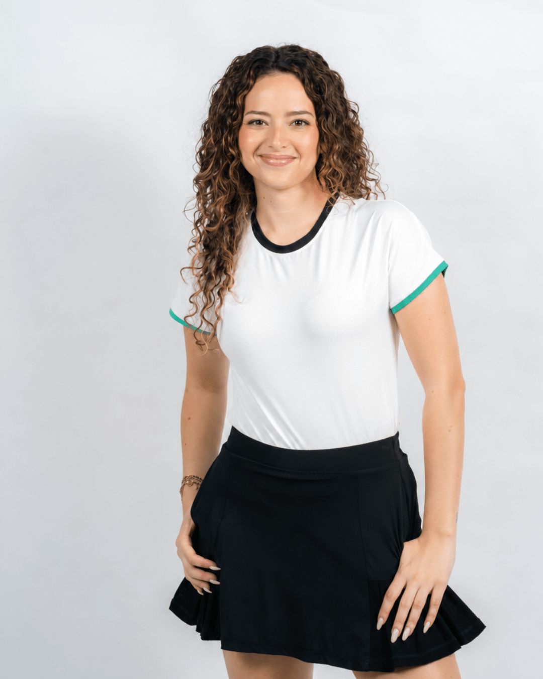 Bling Vibes Tee Women's - White / GreenT-Shirt