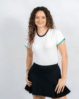 Bling Vibes Tee Women's - White / GreenT-Shirt