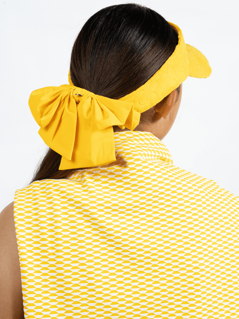 Bow Scrunchie - Yellow